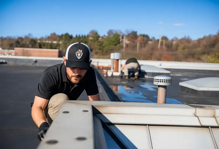Commercial roof repair, EPDM